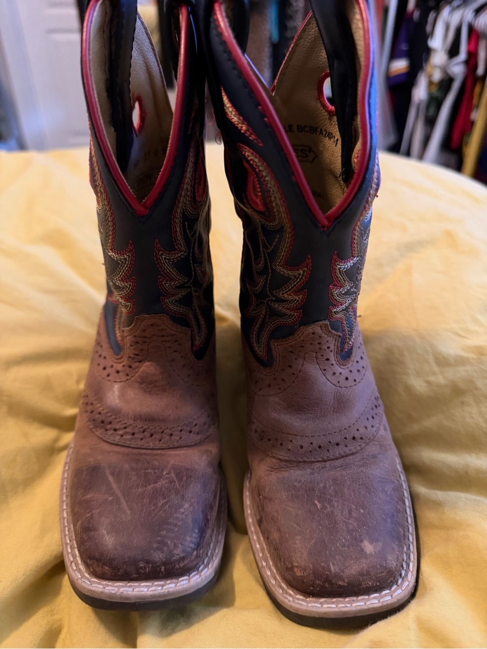 Cody James Boys' Bobby Western Boots- Broad Square Toe